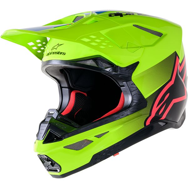 Helmets MX-Enduro Alpinestars Enduro/MX Moto Helmet Supertech M10 Unit Yellow/Black 24