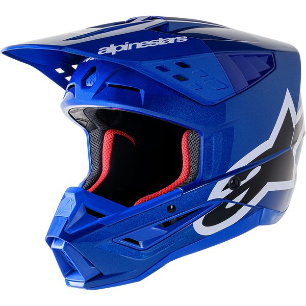 Helmets MX-Enduro Alpinestars Enduro/MX Moto Helmet Supertech M5 Corp Blue/Black/White 24