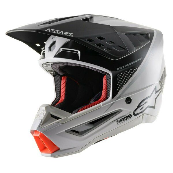  Alpinestars Moto MX/Enduro Helmet Supertech S-M5 Rayon Gray/Black 24 