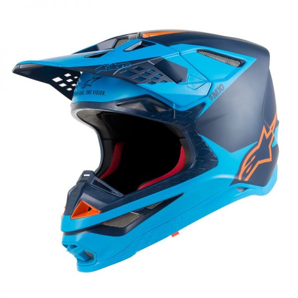Helmets MX-Enduro Alpinestars Supertech M10 Meta Black/Blue S9 Helmet