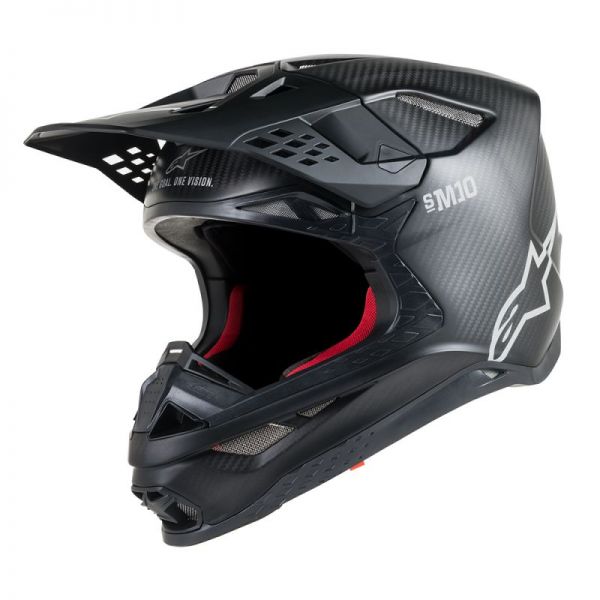  Alpinestars Helmet SM10 Solid Carbon