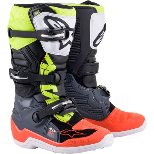 Cizme MX-Enduro Copii Alpinestars Cizme Enduro Copii Tech 7s Gy/rd/yl