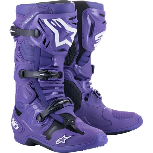Boots MX-Enduro Alpinestars Moto Enduro/MX Boots Tech 10 Purple/Balck 24