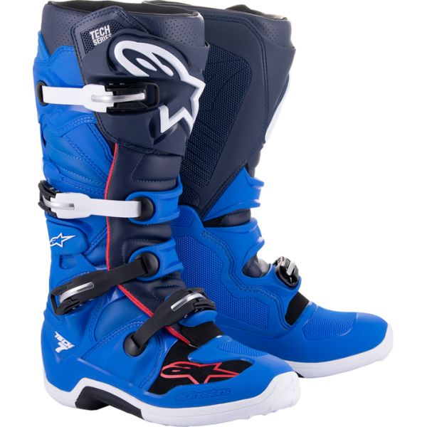 Boots MX-Enduro Alpinestars Moto Enduro/MX Boots Tech 7 Blue/Red/Navy 24
