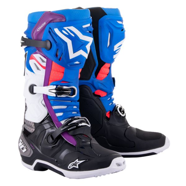 Cizme MX-Enduro Alpinestars Cizme Moto Enduro Tech 10 Super Vented Blue/Black