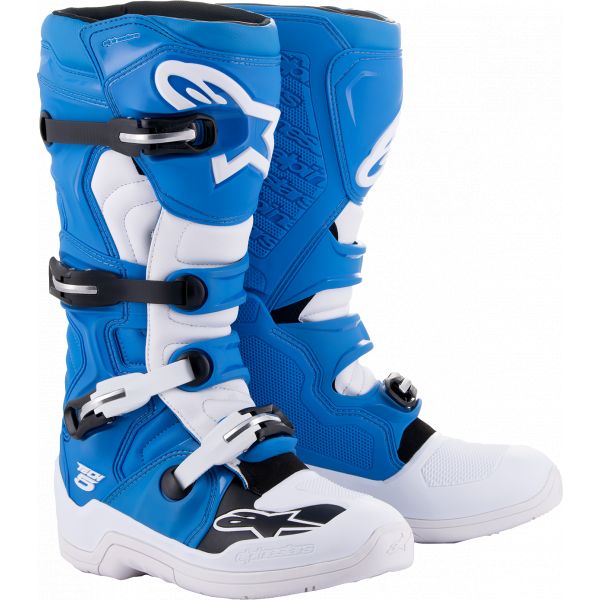 Boots MX-Enduro Alpinestars Moto MX Boot Tech 5 Blue/White