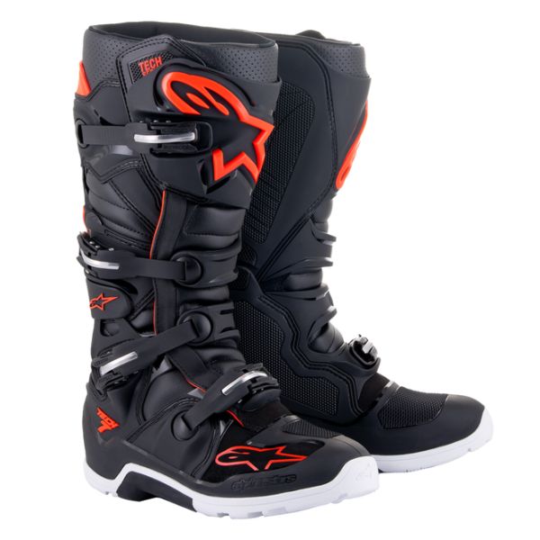 Cizme MX-Enduro Alpinestars Cizme Moto Enduro Tech 7 Enduro Black/Red 24
