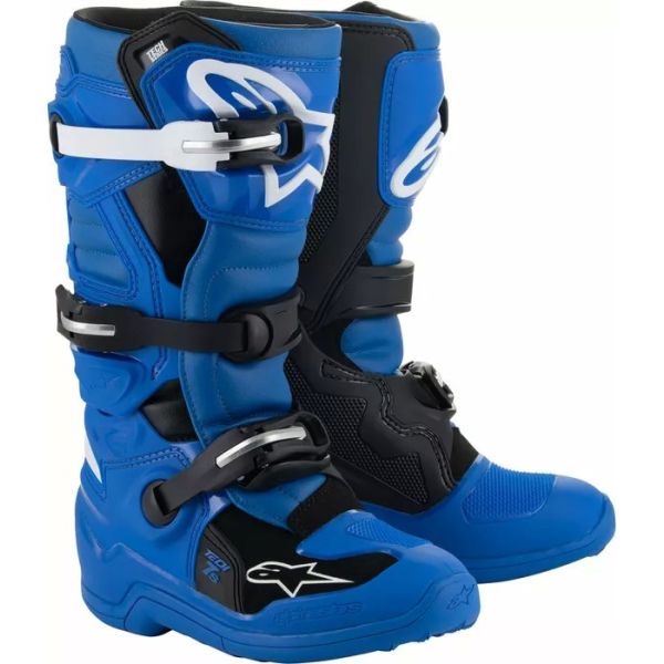 Cizme MX-Enduro Copii Alpinestars Cizme Moto MX/Enduro Copii Tech 7S Blue/Black/White 24
