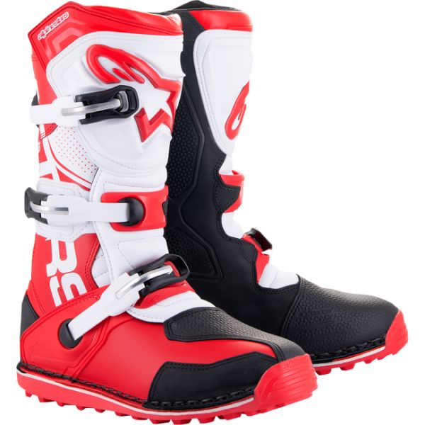 Cizme MX-Enduro Alpinestars Cizme Moto MX/Enduro Tech-T Red/Black/White 24