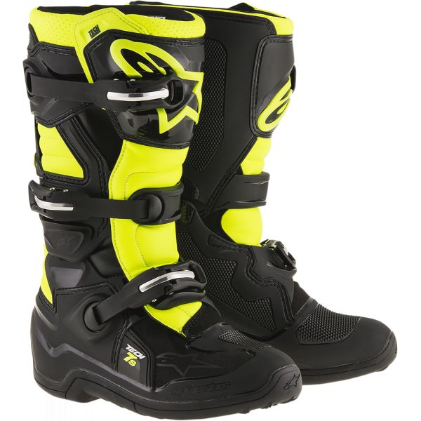  Alpinestars Cizme Enduro Copii Tech 7S Offroad Negru/Galben