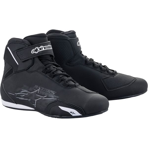 Cizme Moto Scurte/Urban Alpinestars Cizme Sektor Black/White