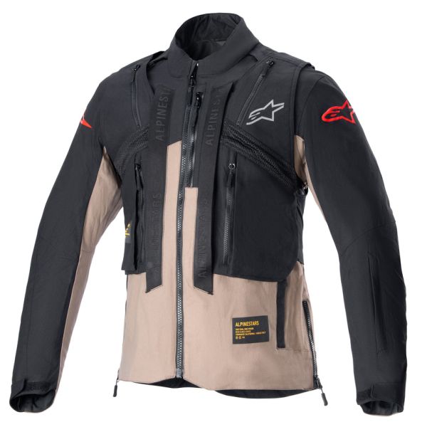 Jackets Enduro Alpinestars Moto MX/Enduro Jacket Techdura Black/Brown 24