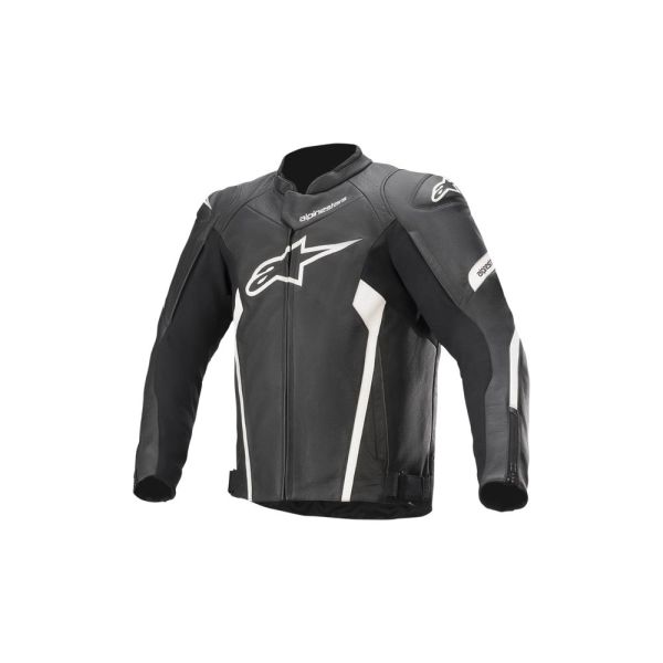 Geci Moto Piele Alpinestars Geaca Moto Piele Faster v2 Black/White