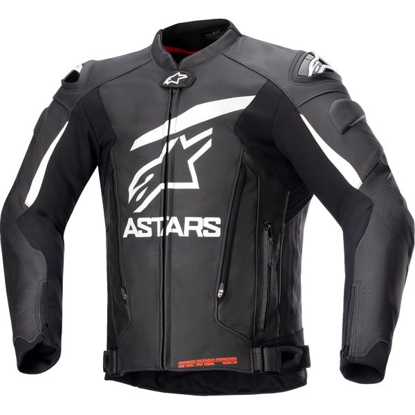 Geci Moto Piele Alpinestars Geaca Moto Piele GP Plus R V4 Black/White 24
