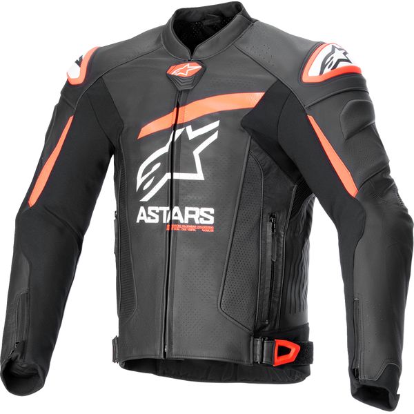 Leather Jackets Alpinestars Moto Leather Jacket GP+R V4 Air Black/White/Red 24