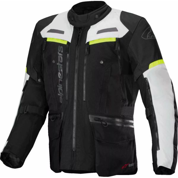 Geci Moto Textil Alpinestars Geaca Moto Textila Bogota Pro Drystar Black/Ice Grey/Yellow Fluo 25