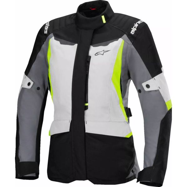 Geci Moto Textil - Dama Alpinestars Geaca Moto Textila Dama Stella ST-1 Waterproof Grey/Black/Yellow 25
