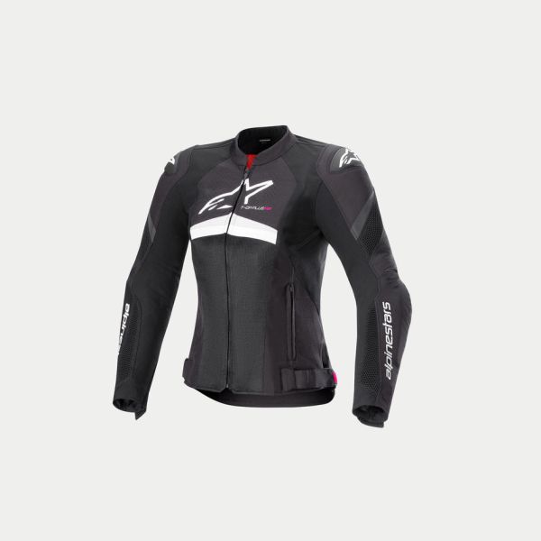 Textile Womens Jackets Alpinestars Lady Moto Textile Jacket T-GP+R Air Black/White 24