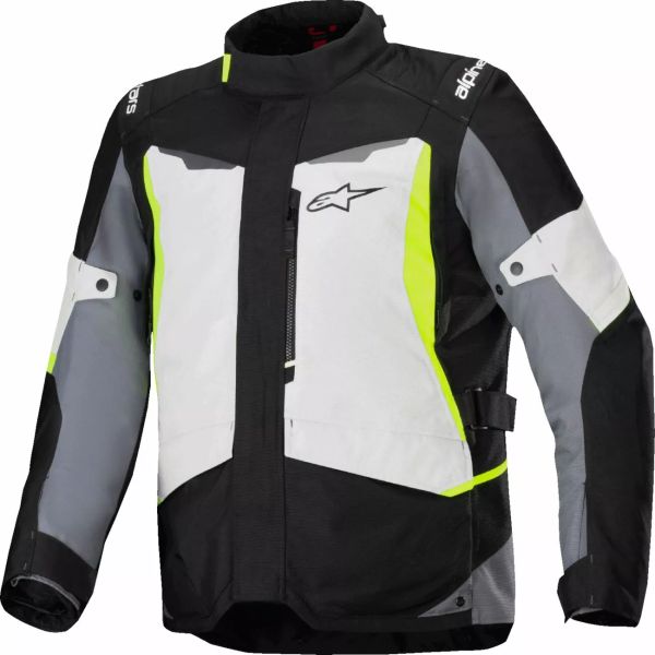 Geci Moto Textil Alpinestars Geaca Moto Textila ST-1 Waterproof Grey/Black/Yellow 25
