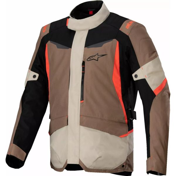Geci Moto Textil Alpinestars Geaca Moto Textila ST-1 Waterproof Khaki/Sand/Black/Red 25