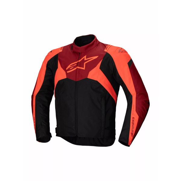 Geci Moto Textil Alpinestars Geaca Moto Textila T-Jaws V4 Waterproof Black/Dark Red/Fluo 25