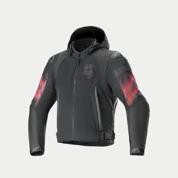 Textile jackets Alpinestars Moto Textile Jacket Zaca Air Venom WP Black/Red 24