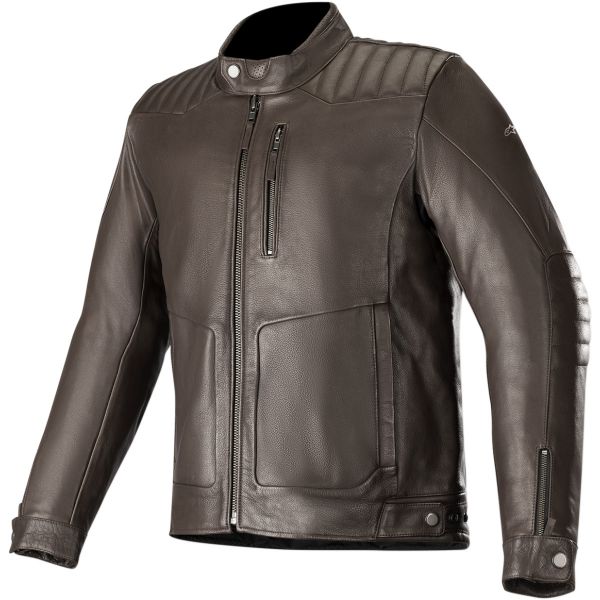  Alpinestars Crazy Eight Brown Leather Jacket