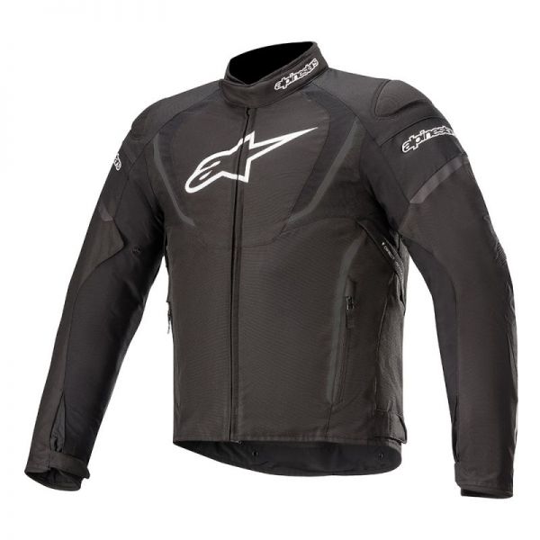 Textile jackets Alpinestars T-Jaws V3 Waterproof Black/white Textile Jacket