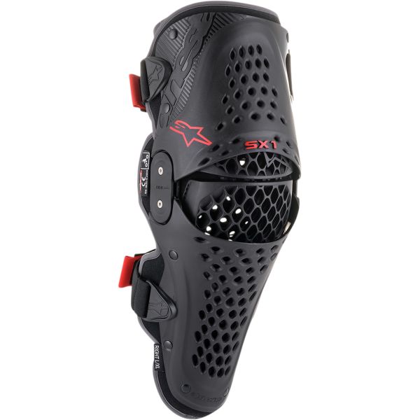 Genunchiere si Orteze Alpinestars Genunchiere Moto MX SX-1 V2  Black/ Red