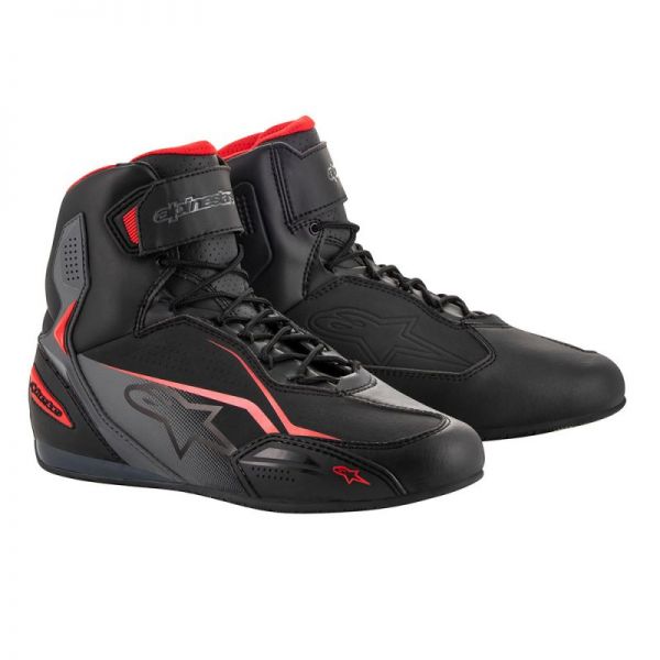 Cizme Moto Scurte/Urban Alpinestars Ghete Faster 3 Black/Red