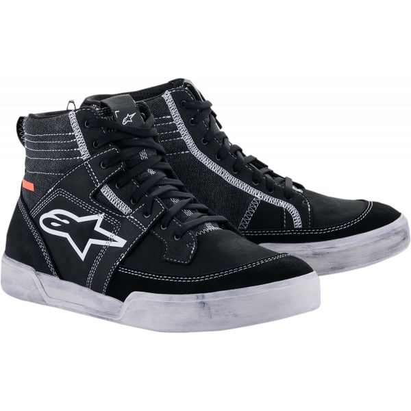 Cizme Moto Scurte/Urban Alpinestars Ghete Moto Ageless Riding Black/White/Gray 2654922-1531