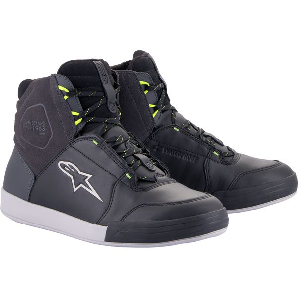 Cizme Moto Scurte/Urban Alpinestars Ghete Moto Chrome Black/Gray/Yellow 24