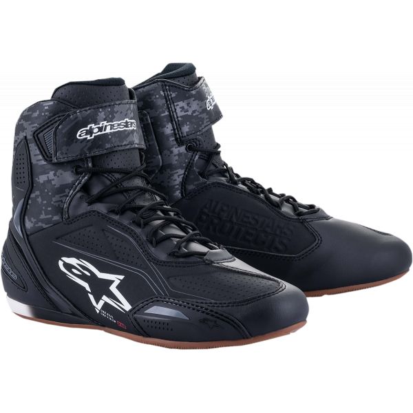 Cizme Moto Sport Alpinestars Ghete Moto Faster 3 Riding Black/Gunmetal/Gray 2510219-11828