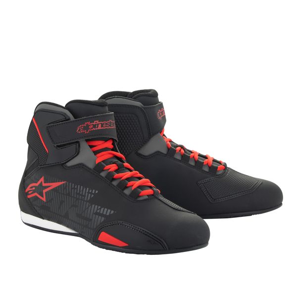 Short boots Alpinestars Moto Shoes Sektor Black/Red 24