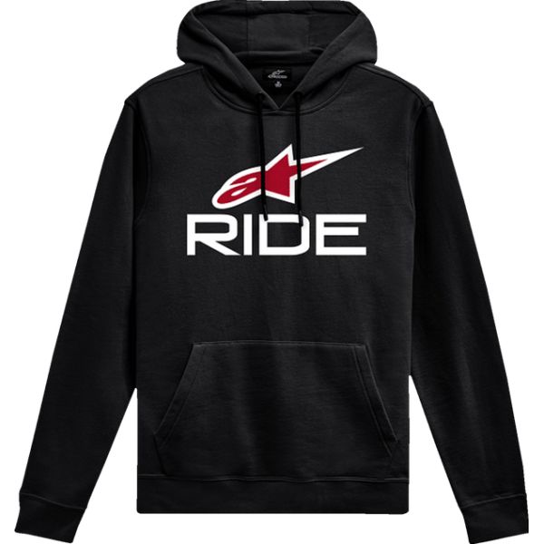 Casual jackets Alpinestars Hoodie Ride 4.0 P/O Black/Red/White 24