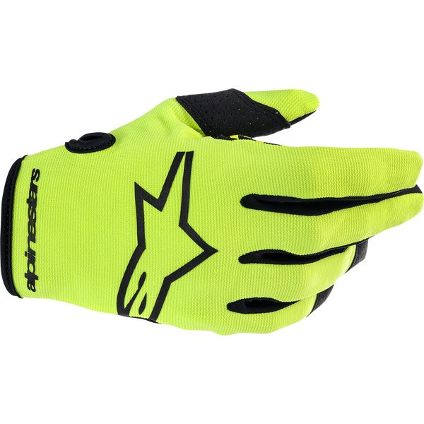 Kids Gloves MX-Enduro Alpinestars Moto MX Gloves Youth Radar Yellow/Black 