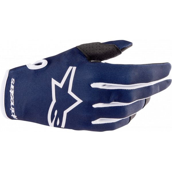 Gloves MX-Enduro Alpinestars Moto MX Gloves Radar Navy/White
