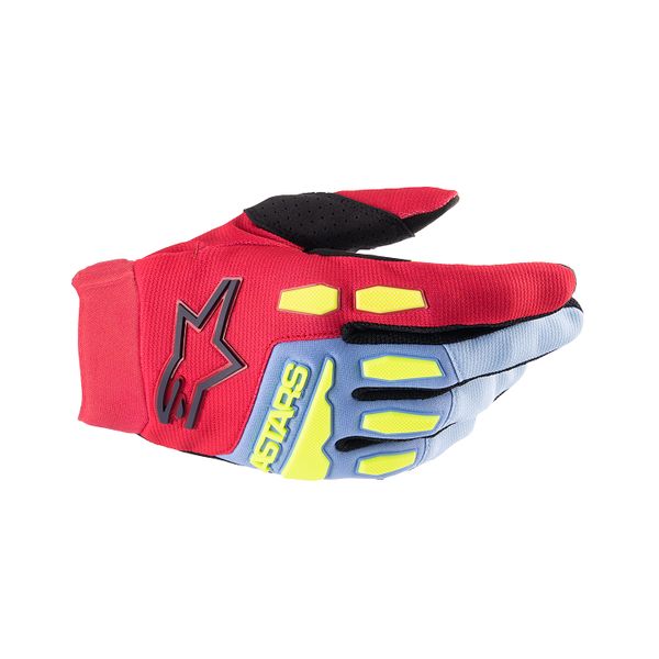 Kids Gloves MX-Enduro Alpinestars Youth Moto Enduro/Mx Gloves Full Bore Blue/Red/Black 24