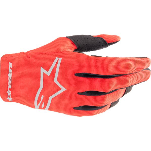 Gloves MX-Enduro Alpinestars Moto Enduro/Mx Gloves Radar Red/Gray 24