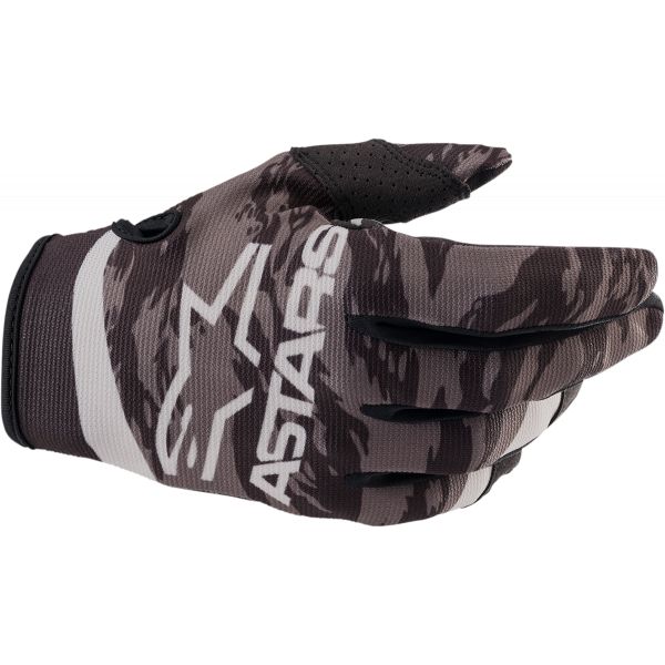 Kids Gloves MX-Enduro Alpinestars Moto MX Gloves Youth Radar Bk/Gy
