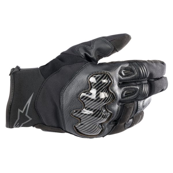 Gloves Racing Alpinestars Leather/Textile Moto Gloves SMX-1 Drystar Black 24
