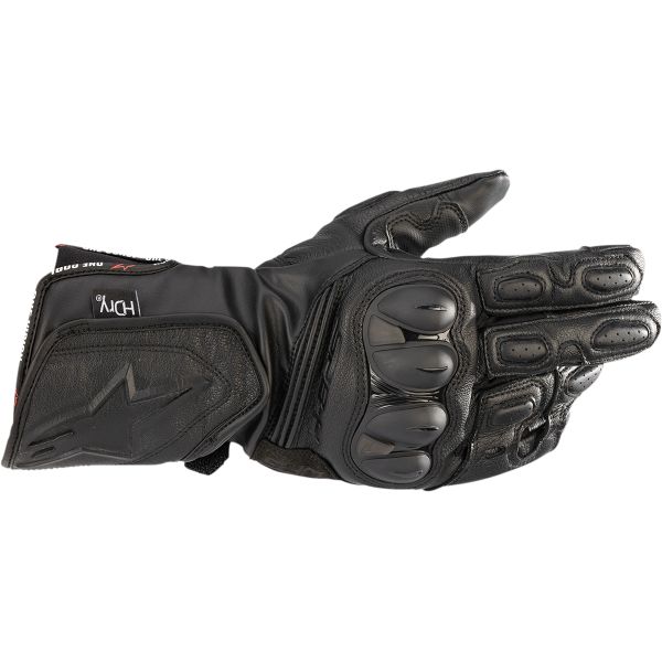 Gloves Racing Alpinestars Leather/Textile Moto Gloves Sp-8 Hdry Black