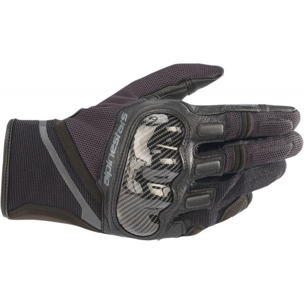 Gloves Racing Alpinestars Textile Moto Gloves Chrome Black/Grey