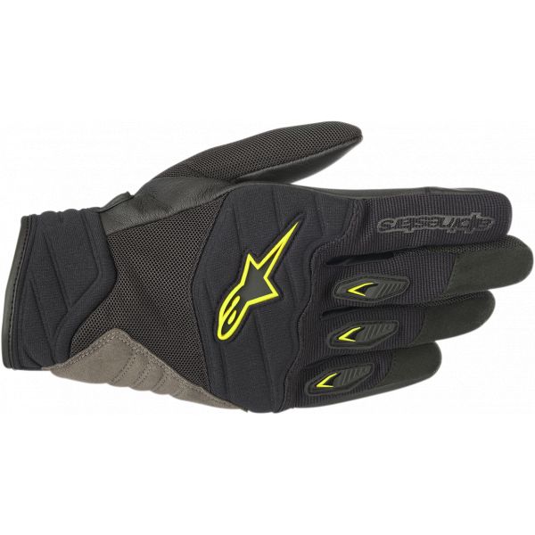  Alpinestars Textile Moto Gloves Shore Black/Yellow