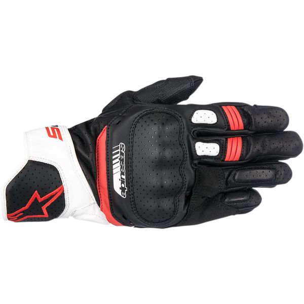  Alpinestars Manusi Piele SP-5 V2 Black/White/Red