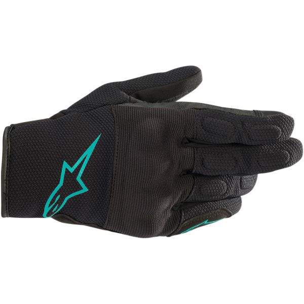  Alpinestars Stella S Max Drystar Black/Teal Lady Textile Gloves
