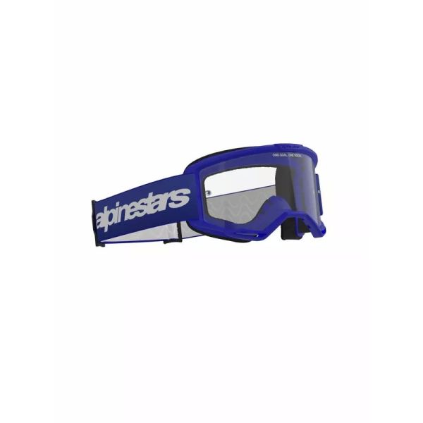 Ochelari MX-Enduro Alpinestars Ochelari Moto MX/Enduro Vision 3 Wordmark Blue/Clear