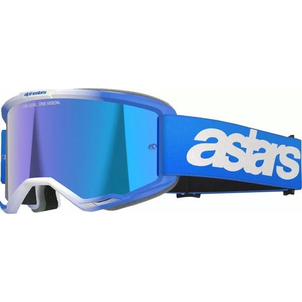 Ochelari MX-Enduro Alpinestars Ochelari Moto MX/Enduro Vision 5 Blaze Blue/Mirror Blue