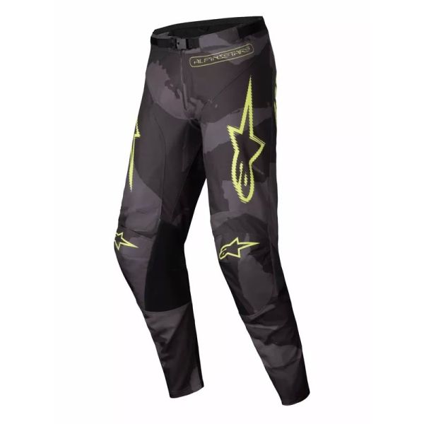 Pantaloni MX-Enduro Alpinestars Pantaloni Moto MX/Enduro Racer Hollow Dark Camo/Yellow 24