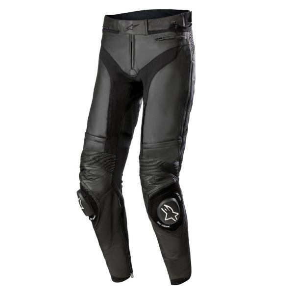 Leather Pants Alpinestars Leather Moto Pants Missile V3 Black/White